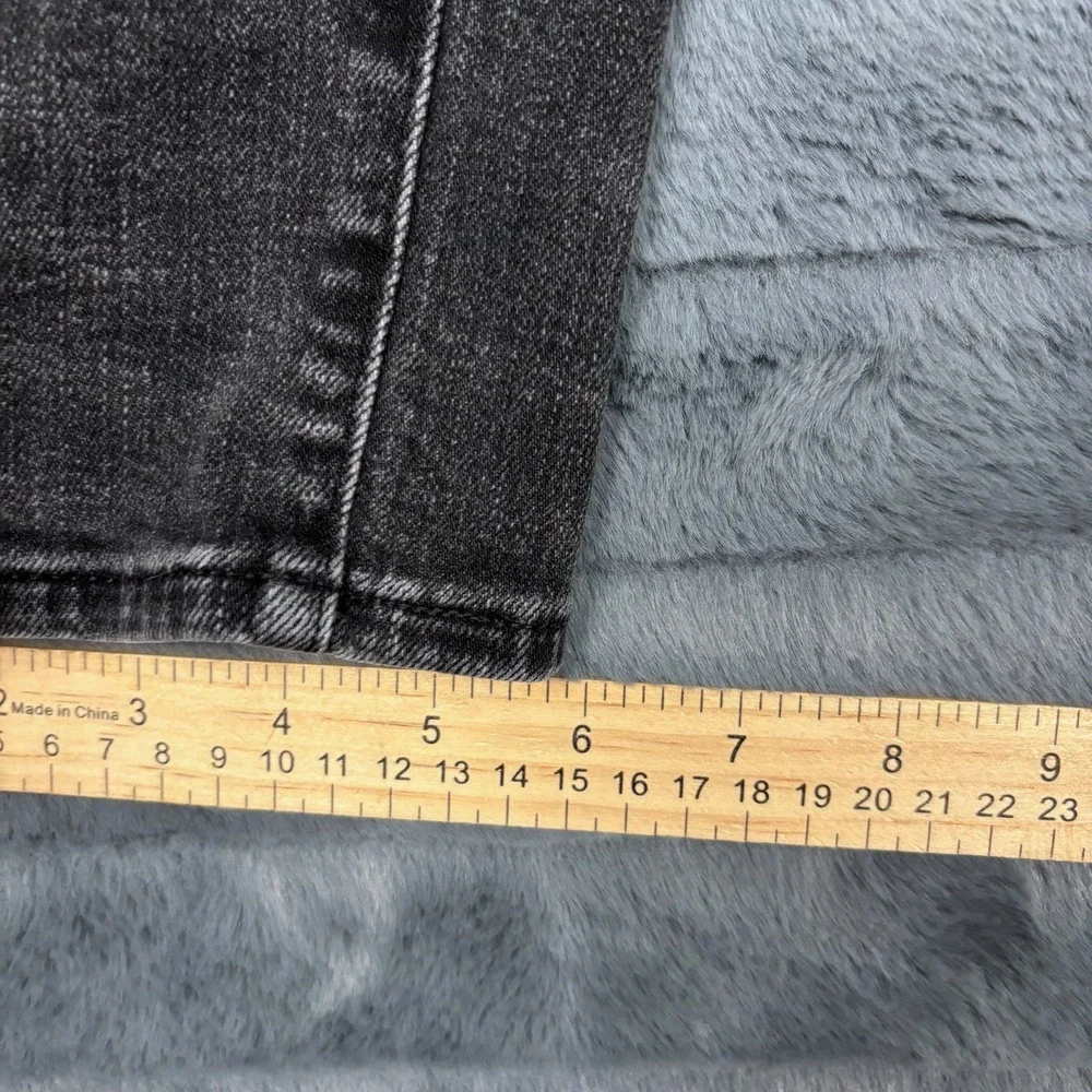 American Eagle Mens 30x30 Slim Straight Washed Black Denim Jeans Stretch Pants